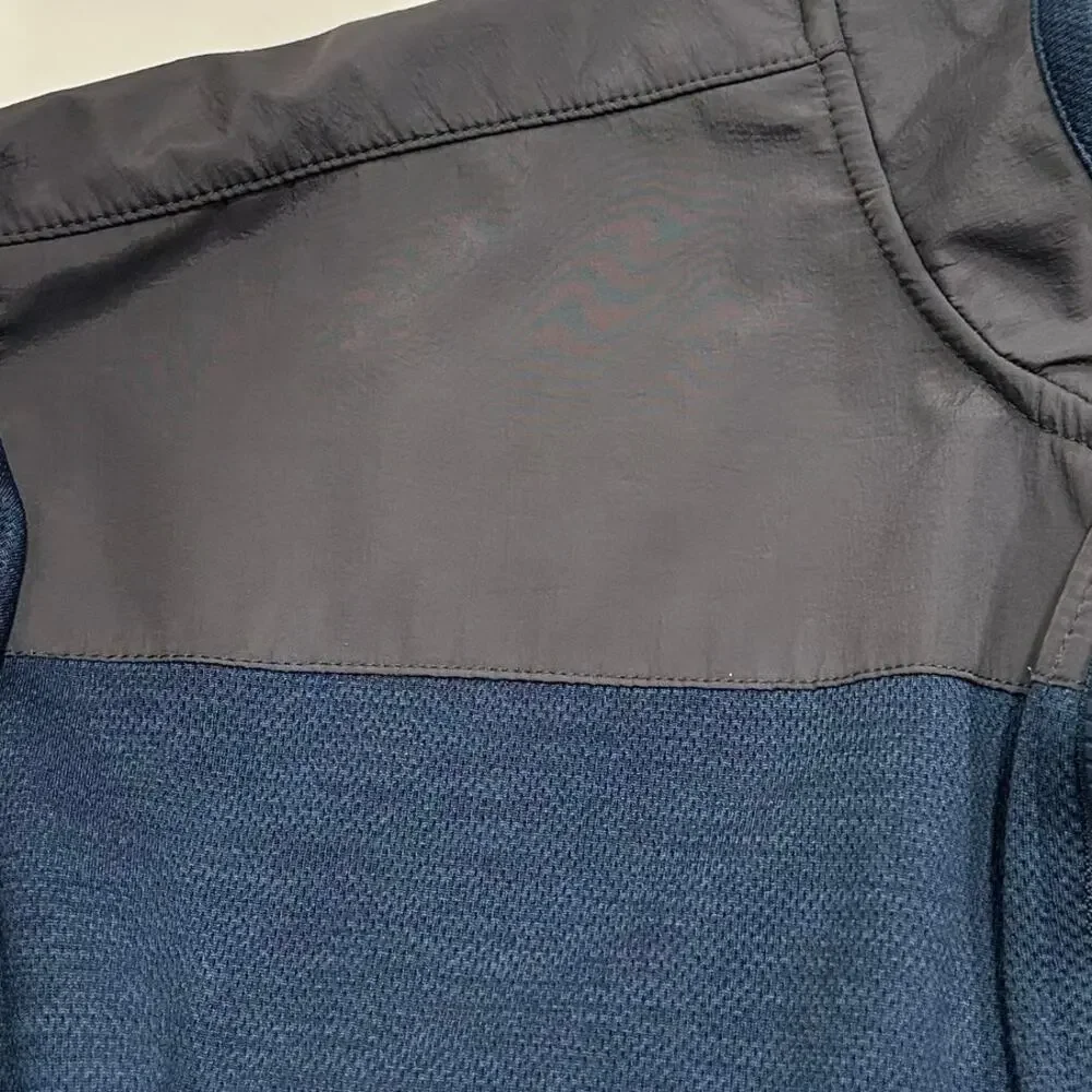 Orvis Full Zip Soft Shell Jacket Navy Blue Men's XL Windproof